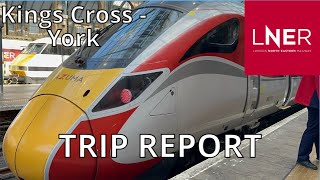 TRIP REPORT  LNER Railway Azuma London King’s Cross  York [upl. by Sergo445]