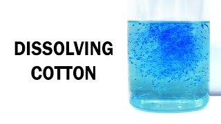 Dissolving Cotton and Paper in Water using Schweizers Reagent [upl. by Johm]