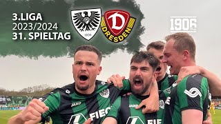 SC Preußen Münster 10 SG Dynamo Dresden  3Liga 31Spieltag Saison 20232024 [upl. by Audette961]