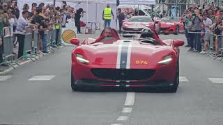 MILLE MIGLIA 2024 TRIBUTO FERRARI DESENZANO 1 [upl. by Aikmat]