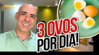 COMA 3 OVOS POR DIA E VEJA O QUE ACONTECE COM SEU CORPO 🥚🥚🥚  Dr Dayan Siebra [upl. by Sapowith]