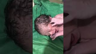 First Care of New Born BAby Very Lucky 1st One of mom Now Cleaning Start With BAby Oil [upl. by Delphinia]