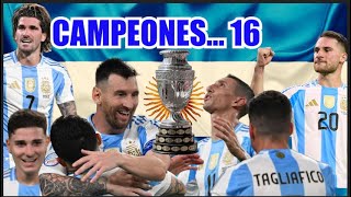 🔵⚪️Argentina Campeona de la COPA AMÉRICA 2024 [upl. by Iras]