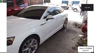 Cop Details Search of Stillwells Tinted White Audi After Murder Arrest [upl. by Ibrek]