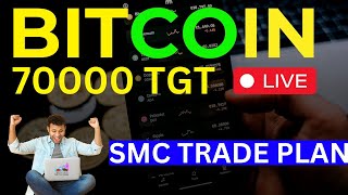 bitcoin live trading 🙋‍♂️ CRYPTO live trading 17 occt 🙋‍♂️ bitcoin pipoint level exnessaccount [upl. by Nosecyrb]