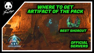 Where to FInd The Artifact Of The Pack In The Center  ARK Survival Ascended [upl. by Oflunra]