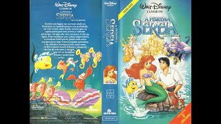 Abertura VHS Disney quotA Pequena Sereiaquot 1990 [upl. by Yentyrb]