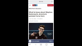 quotPommel Horse Guyquot Stephen Nedoroscik  Penn State Mens Gymnastics  2024 Olympics [upl. by Glynas]