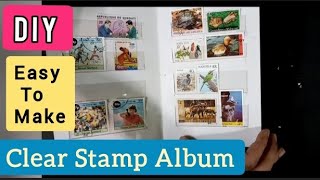 DIY Postage Stamp Album Book [upl. by Schwerin]