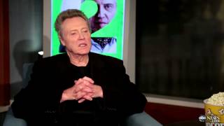 Christopher Walken Interview on Seven Psychopaths Role More Cowbell SNL Sketch [upl. by Ayenat]