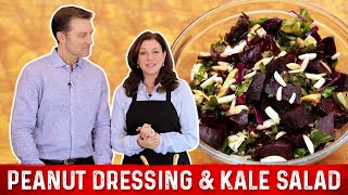 Vegan Peanut Dressing For a Kale Salad KetoFriendly – Dr Berg [upl. by Libys470]