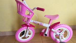 Bicicleta infantil com cadeirinha marca Stillkids [upl. by Irra]