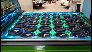 Mostrando detalhes da F250 Verde Abelvolks com Zetta Audio [upl. by Sigismundo]