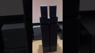 MAGNAT SUPREME MONITOR 1002  SPEAKERS  HOME THEATER  dcinema shorts [upl. by Elleahcim]