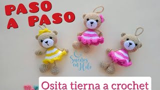 Como tejer Osita Bambolina Amigurumi paso a paso [upl. by Yasdnyl]