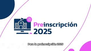 Preinscripción 2025 [upl. by Narud]