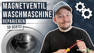 Magnetventil Waschmaschine reparieren  so geht es [upl. by Nnaer]