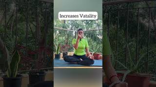 Surya bhedan pranayama  yogawithdeepali breathingexercises asana [upl. by Lecirg]