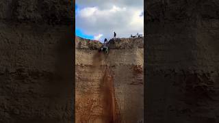 Dirt bike Hill crash 😫 automobile dirtbike motocrossaction offroadmotorcycle smartphone dirtb [upl. by Strephon]