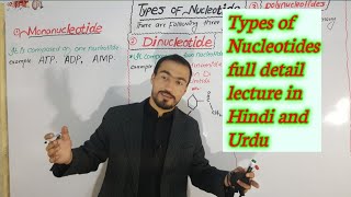 Nucleic Acid and types of Nucleotides full detail lecture in Hindi and Urdu by Aizaz Ahmed [upl. by Mandych610]