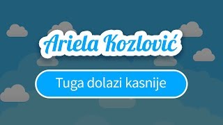 RiSONGić 2019  ARIELA KOZLOVIĆ  Tuga dolazi kasnije [upl. by Raseta]