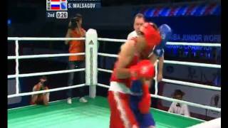 Lightweight Semi Final 1 60kg  AIBA Junior World Boxing Championships 2011 [upl. by Marianne385]