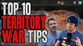 SWGOH  Top 10 Tips for Territory Wars Ft Scotto from CCV [upl. by Eerized]