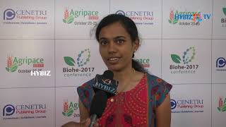 Agripace 2017  Durga Sri Student in Professor Jayashankar Telangana State Agricultural University [upl. by Aisayn]