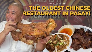 Visiting the oldest restaurant in Pasay City  Chef Tatung [upl. by Disario]