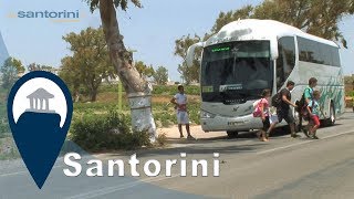 Santorini  Taking the Bus [upl. by Cliffes]