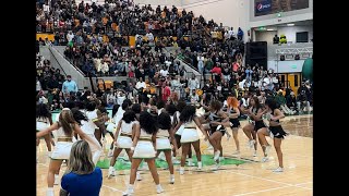 Hampton University Hoorah vs Norfolk University Cheerleader BATTLE hbcu hampton nsu [upl. by Katlaps]