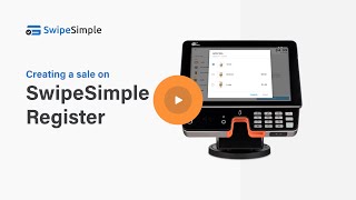 Creating a sale in SwipeSimple Register [upl. by Huskamp]