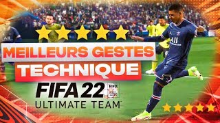 LES MEILLEURS GESTES TECHNIQUE SUR FIFA 22 [upl. by Gader306]