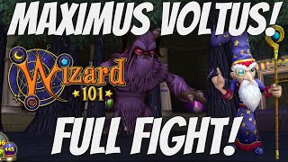 Maximus Voltus Full Boss Fight Wizard101 Storm Weaving [upl. by Eleon]