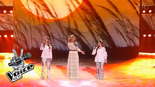 Pelageya Ragda Khanieva and Anastasia Titova quotКоньquot  The VoiceKids 1  Final [upl. by Aikem]