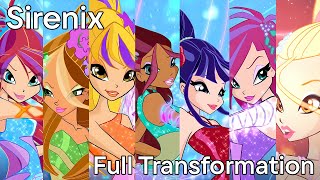 Winx Club  Sirenix 2D Full transformation 4K  Daphne UPDATED [upl. by Wooster]