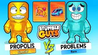 Batalha de Skins do Propolis vs Problems no Stumble Guys [upl. by Richmal725]