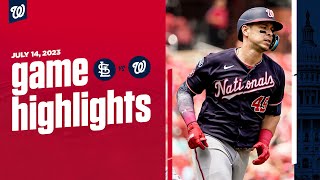 Nationals vs Cardinals Game 1 Highlights 71423  MLB Highlights [upl. by Landy]