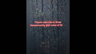 Aagaya Thamarai Arugil Karaoke cover by Ramamoorthy60 voice of 20 [upl. by Morentz]