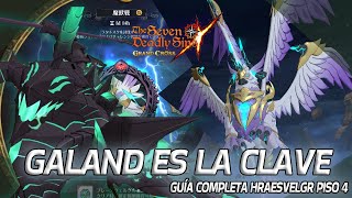 ¡GUÍA COMPLETA HRAESVELGR TRANSCENDENTAL ¡SIN THOR  PISO 4  7DS GRAND CROSS [upl. by Aohk]