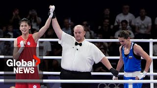 Olympics 2024 2 boxers in gender controversy now in medal contention [upl. by Eki]