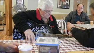 tommy devito 4 seasons playing guitar with JIM PETRECCA 2012 NUTLEY NJ PETRECCA VIDEO [upl. by Frymire]