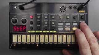 Hip Hop Groove with a Korg Volca Beats [upl. by Ecneitap]