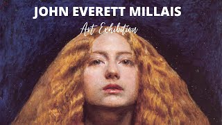 John Everett Millais PreRaphaelite Paintings with TITLES 🖼 Curated Exhibition 🎨Famous Victorian Art [upl. by Ahsiekel]