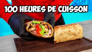 Cuisson 100 heures Shawarma par VANZAI [upl. by Gnen201]