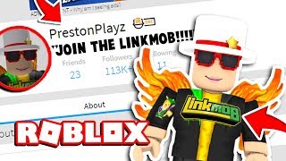 MY ACCOUNT Swapped With PRESTON’S HELP  Linkmon99 ROBLOX [upl. by Nrevel734]