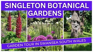 Swansea Singleton Botanical Gardens Tour  Gardens in Wales [upl. by Georg]