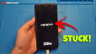 OPPO A5S STUCK ON BOOT LOGO AND CHARGING ICON SOLUTION [upl. by Joacima]