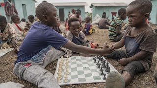 Chess brightening future for displaced children in Congos refugee camp [upl. by Anirrehs528]