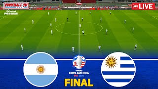 ARGENTINA vs URUGUAY  Copa America 2024 Final  Full Match All Goals  PES Gameplay Video [upl. by Crary629]